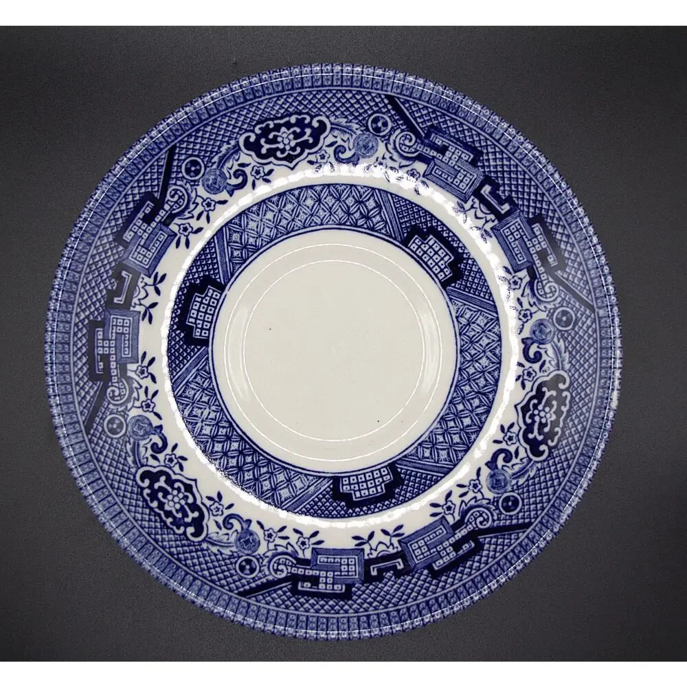 Churchill England Blue Willow Saucer 5.5